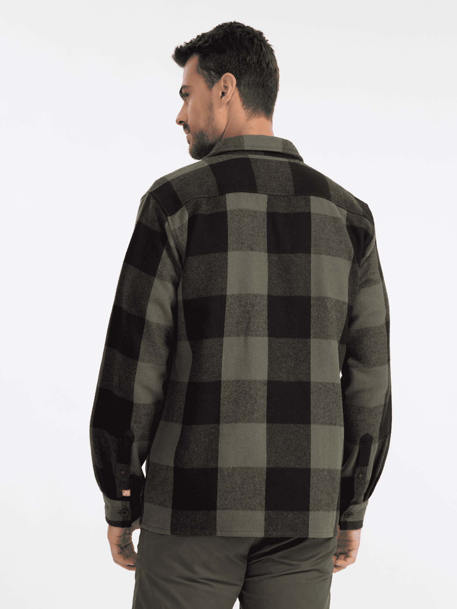JAQUETA OVER SHIRT XADREZ 2 VERDE JAB